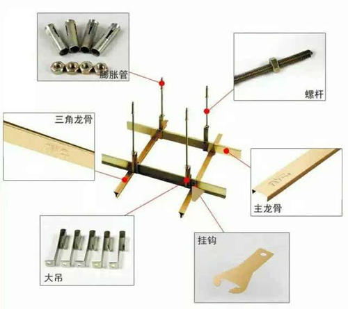 吊頂材料鋁扣板實(shí)圖-廚衛(wèi)吊頂怕裝的不好看